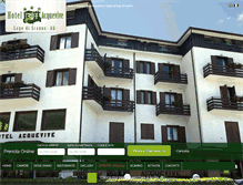 Tablet Screenshot of hotelacquevivescanno.com